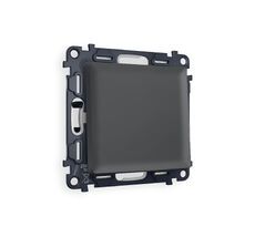 Выключатель одноклавишный проходной Ambrella Volt ALFA мягкое касание QUANT MA901020_AMB