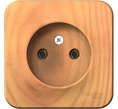 Розетка накладная без заземления (ясень) Systeme Electric BLNRA000115