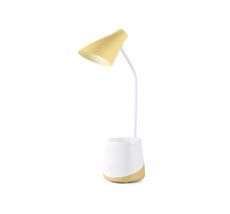 Светодиодная настольная лампа с аккумуляторной батареей, USB-проводом и канцелярским стаканом Ambrella Light Desk DE564_AMB