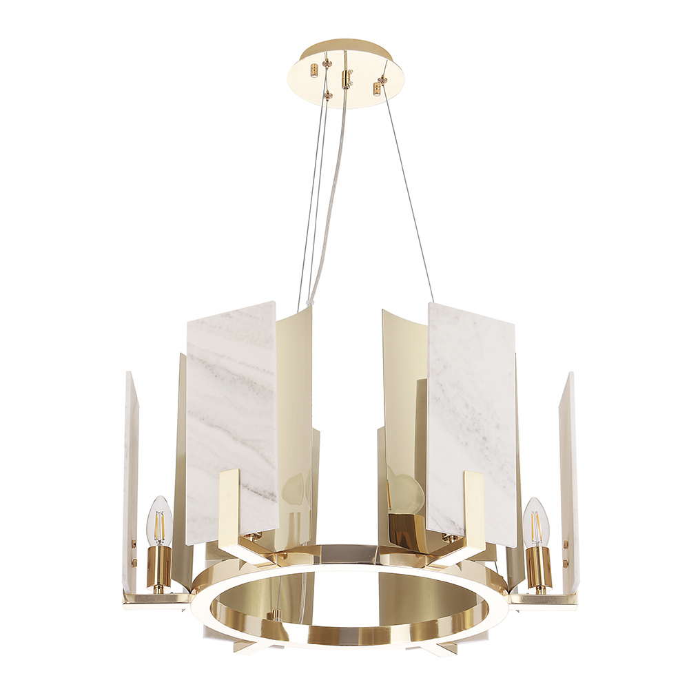 Подвесная люстра Crystal Lux DELUXE DELUXE SP6_CR