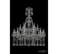 Хрустальная люстра Bohemia Ivele 1413/12+6/300/XL-96/2d Ni_BI