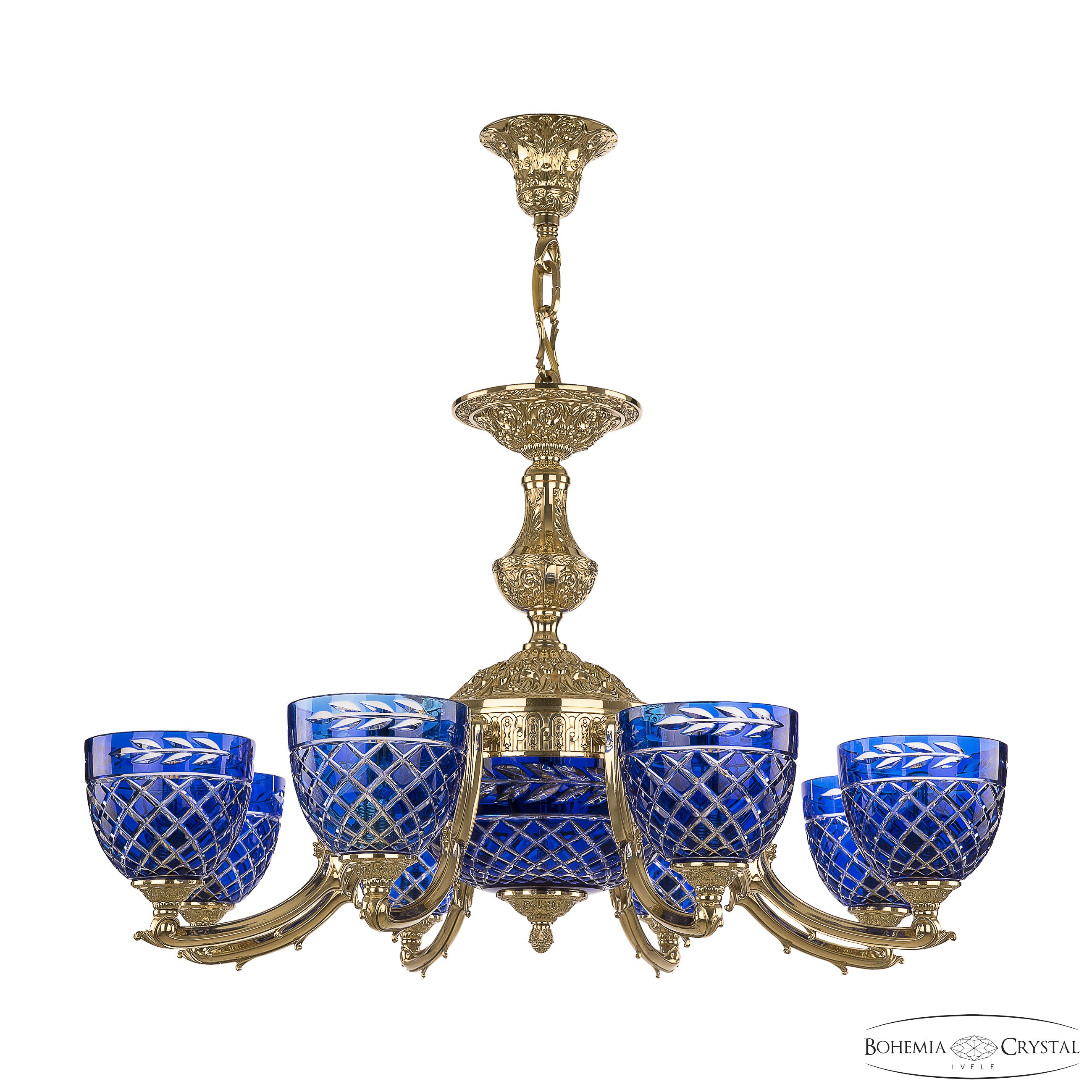 

Подвесная люстра Bohemia Ivele 72211P/8/210 G P1 U Clear-Blue/H-1J, 72211P/8/210 G P1 U Clear-Blue/H-1J
