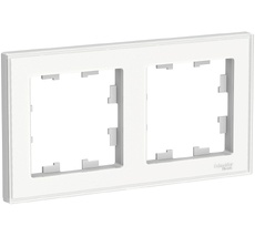Рамка на 2 поста (белый) Systeme Electric ATN200102