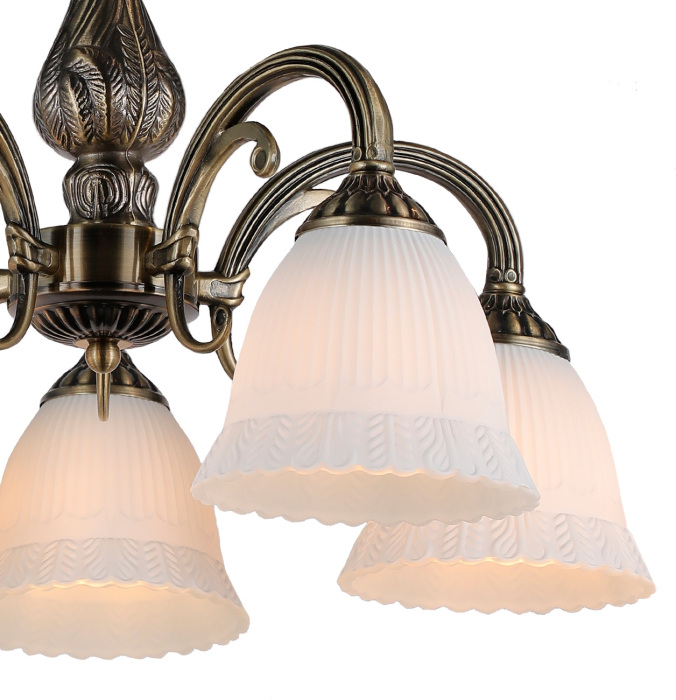 Потолочная люстра на штанге 1114/5PL E27 60W Escada 1114/5PL Bronze_ESC