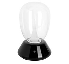 Настольная лампа диммируемая 10W 3000K прозрачный/черный Lightstar 807907_LS