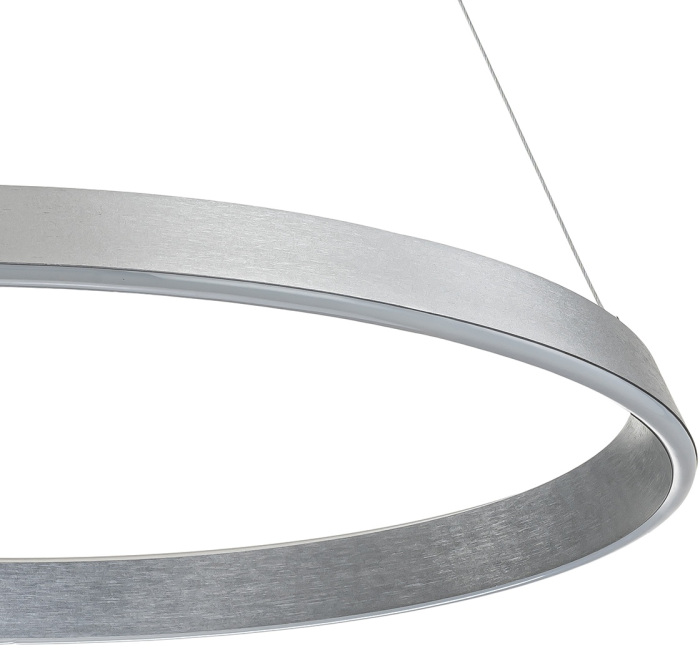 Люстра led подвесная с пультом (+ночной режим) светодиодная (14019/1P Silver) Indigo V000091L