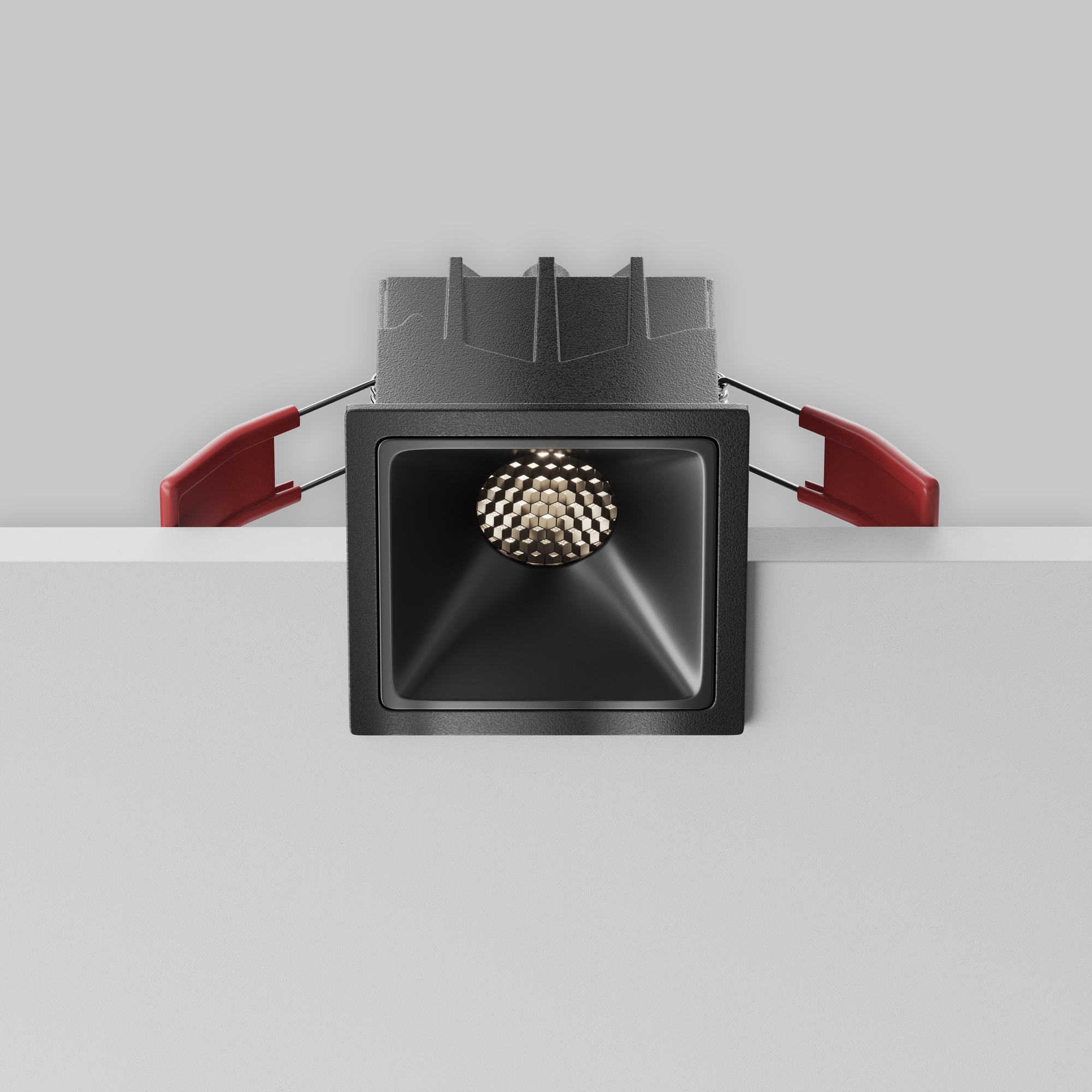 Встраиваемый светильник Maytoni Alfa LED DL043-01-10W4K-SQ-B-1_MY
