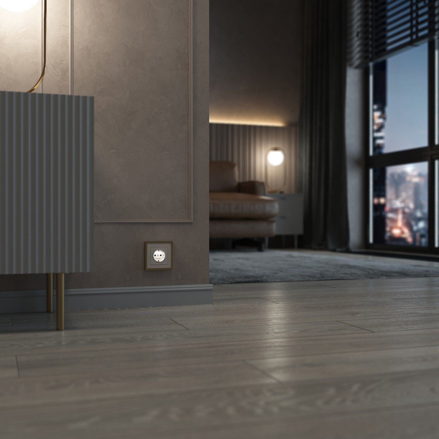 Розетка с подсветкой Werkel a069610_WR