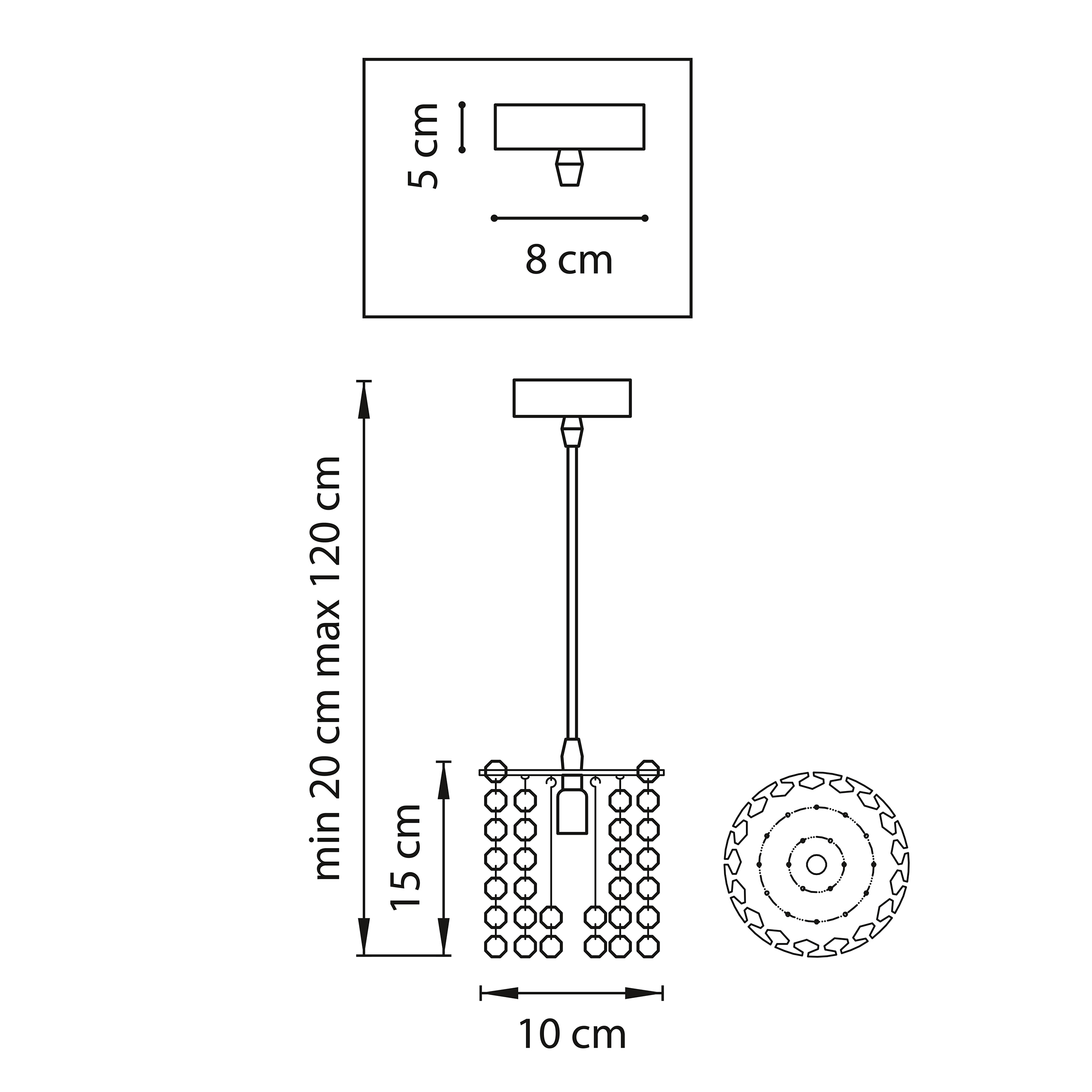 Подвесной светильник LightStar Cristallo 795314_LS