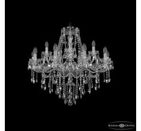 Хрустальная люстра Bohemia Ivele Crystal 1415/10+5/300 Ni_BI