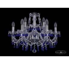 Хрустальная люстра Bohemia Ivele 1410/6+3/195 Ni V3001_BI