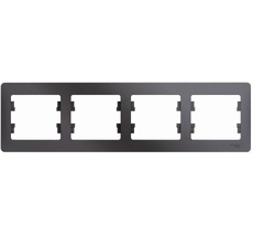 Рамка на 4 поста (графит) Systeme Electric GSL001304