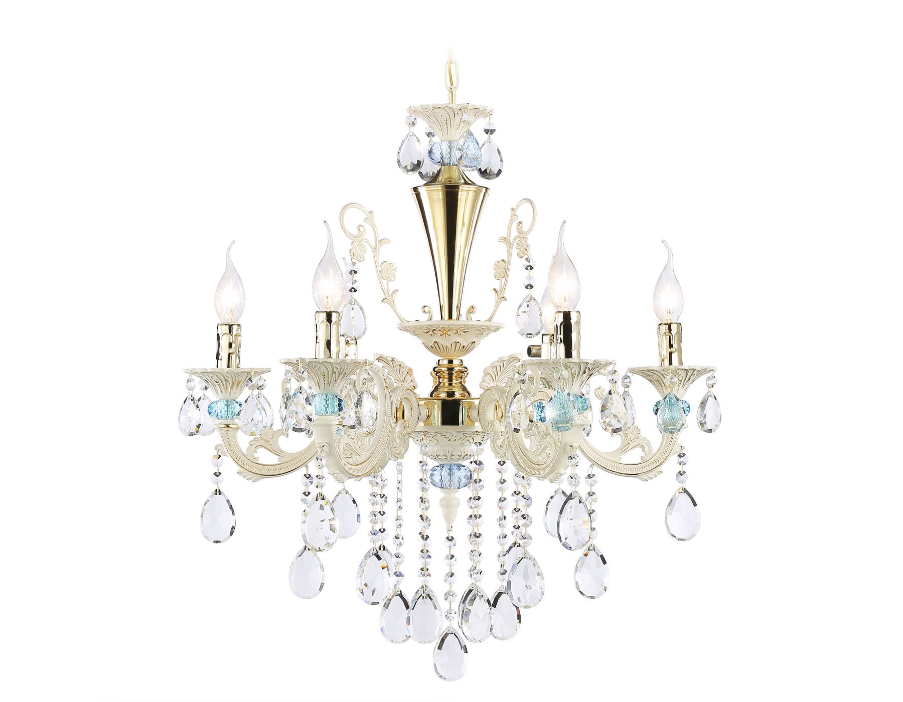 Подвесная люстра Ambrella light с хрусталем Traditional TR4923_AMB