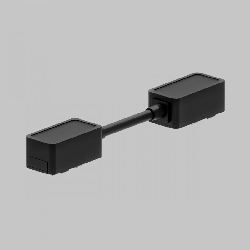 I - соединитель питания для магнитного шинопровода 48В Imex IL.0007.3010-163-BK_IM