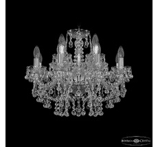 Хрустальная люстра Bohemia Ivele Crystal 1409/8+4/195 Ni_BI