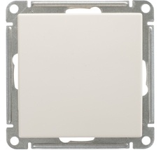 Выключатель встраиваемый одноклавишный (слоновая кость) Systeme Electric VS110-154-2-86