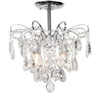 Потолочная люстра хрустальная на штанге 682/4PL Е27*60W Escada 682/4PL Chrome_ESC