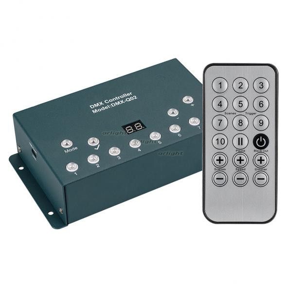 

Контроллер DMX-Q02A (USB, 512 каналов, ПДУ 18кн) 023739, 023739
