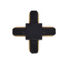 Коннектор Х-образный однофазный для соединения трековых шинопроводов GL GL7083_AMB