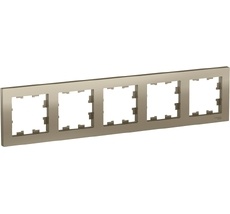 Рамка на 5 постов (шампань) Systeme Electric ATN000505