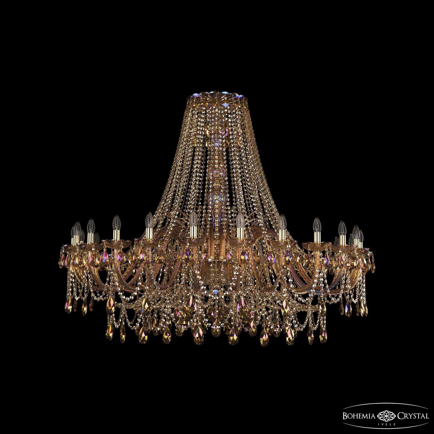 

Хрустальная люстра Bohemia Ivele 1411/24/530 G M777, 1411/24/530 G M777