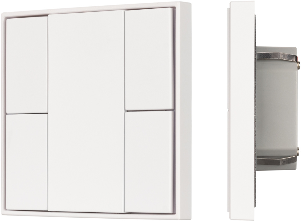 INTELLIGENT Кнопочная панель KNX-301-22-4-SH-IN White (BUS, Frame) (IARL, IP20 Пластик, 3 года) 037722 Arlight 037722_ARL