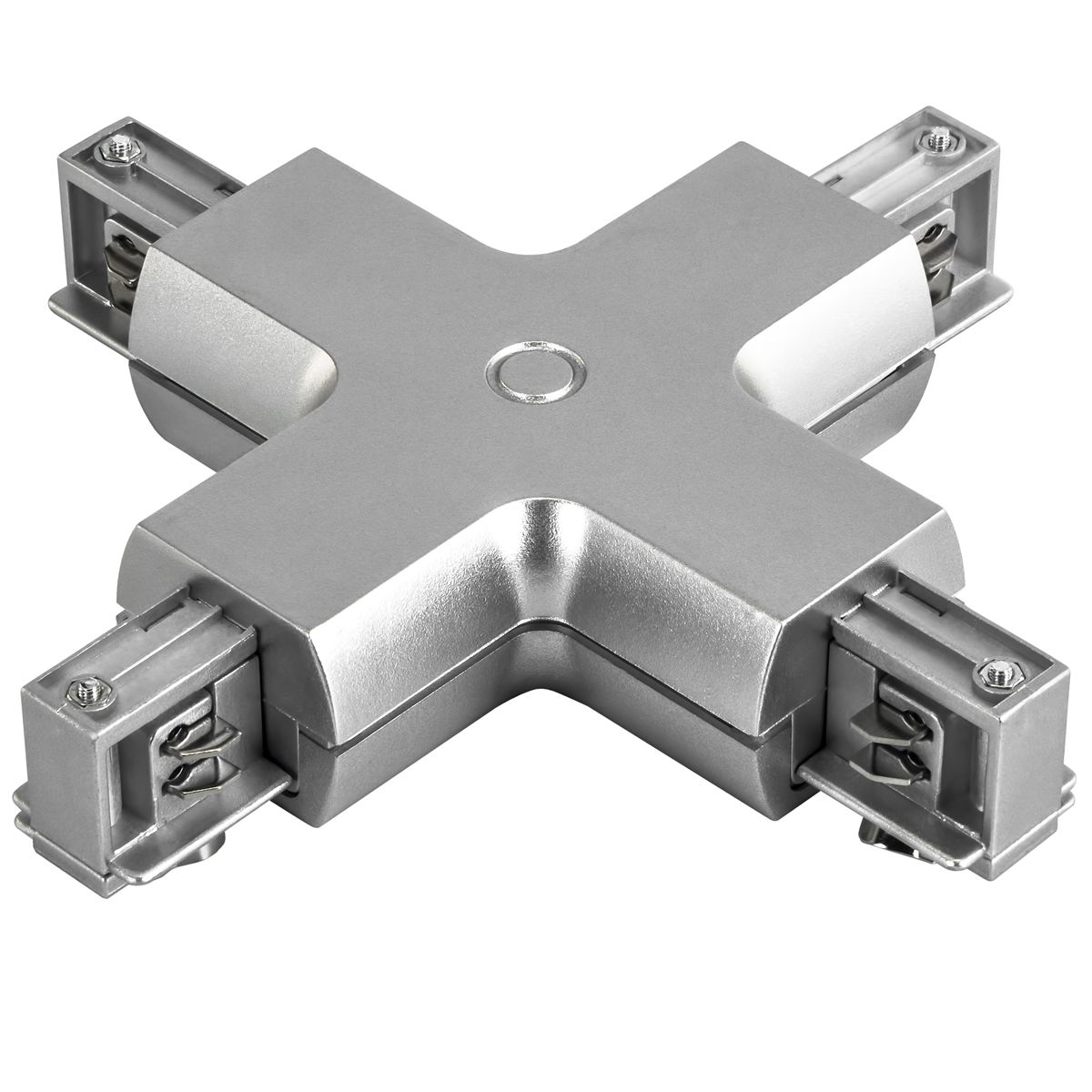 Соединитель трековый трехфазный BARRA X-образный 504149_LS