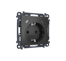 Комплект механизма электрической розетки 2USB С+C 20W с/з на винтовых зажимах 16A-250V ALFA мягкое касание QUANT (AP9105, VM165) Ambrella Volt MA910510_AMB