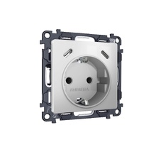 Комплект механизма электрической розетки 2USB С+C 20W с/з на винтовых зажимах 16A-250V ALFA QUANT (AP4105, VM165) Ambrella Volt MA410510_AMB