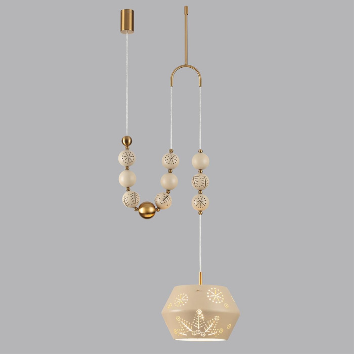 Подвесной светильник с держателем ODEON LIGHT EXCLUSIVE KARELIA 5444/1C