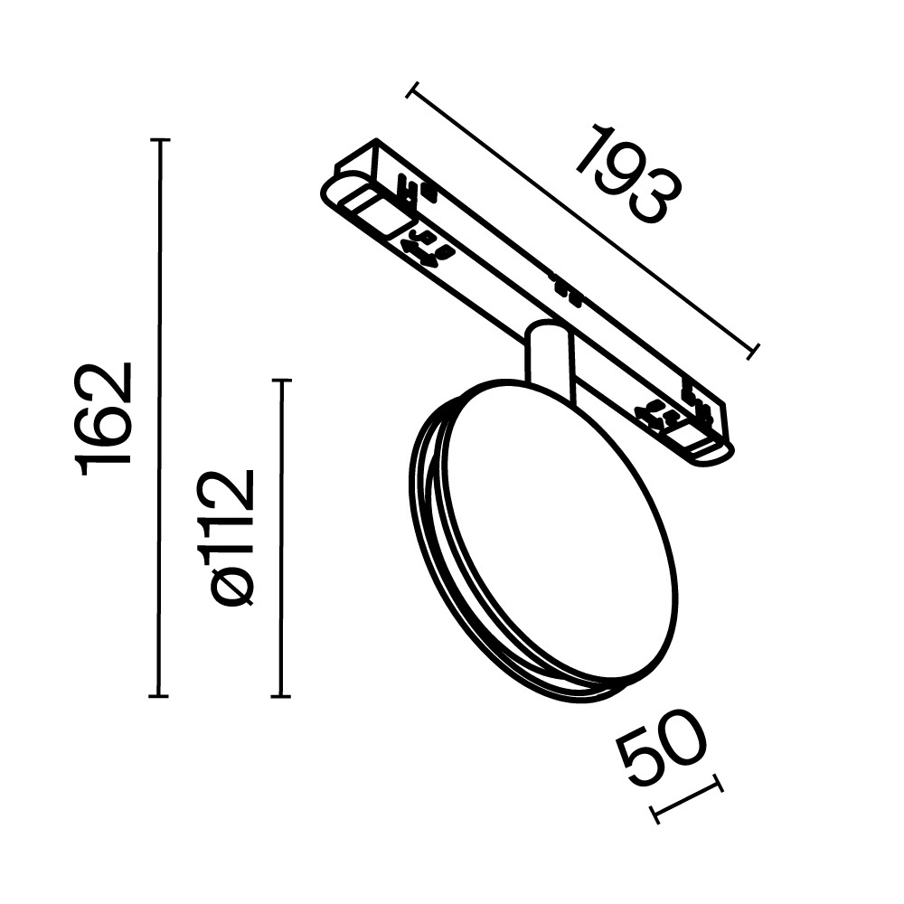 Трековый светильник Maytoni Outline TR090-4-6W-DS-B_MY