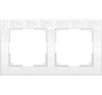 Рамка на 2 поста Flock WL05-Frame-02-white a050797_WR
