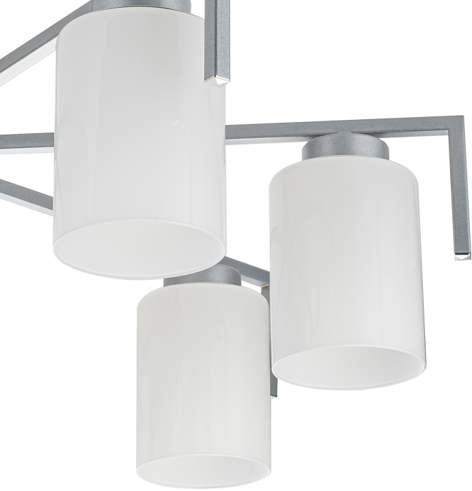 Потолочная люстра на штанге Escada 1142/7P Silver_ESC