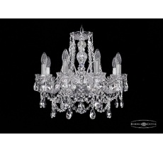 Хрустальная люстра Bohemia Ivele 1411/8/160 Ni_BI
