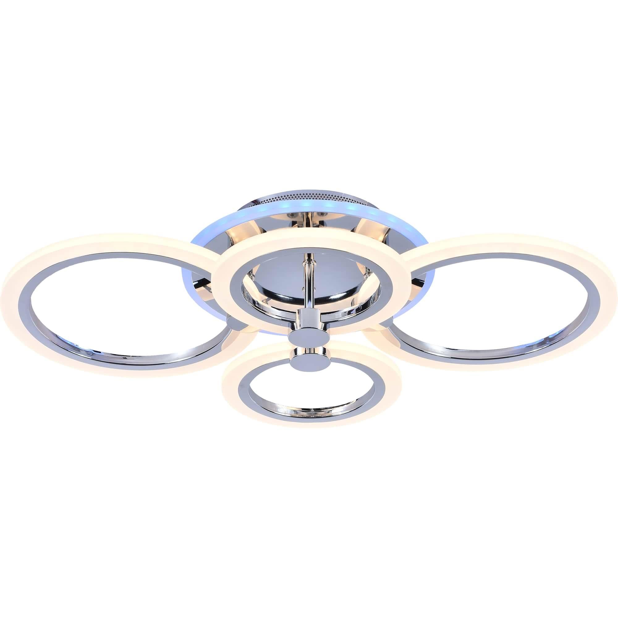 

Потолочная люстра Evoled с пультом ДУ и RGB подсветкой CERINA SLE500512-04RGB, SLE500512-04RGB