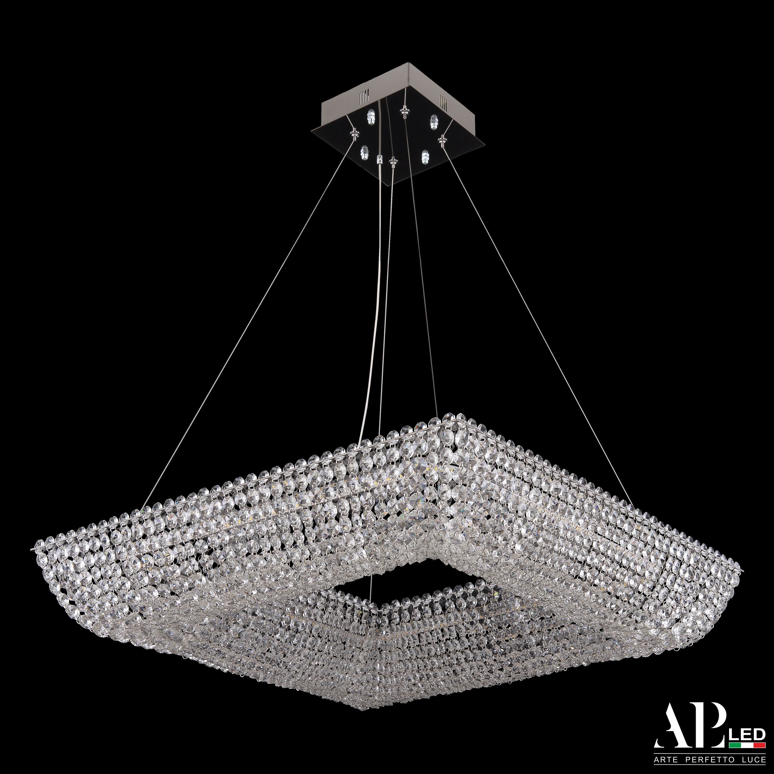 Хрустальная люстра APL LED Sicilia SH503.0.60.A.Ni.4000_BI