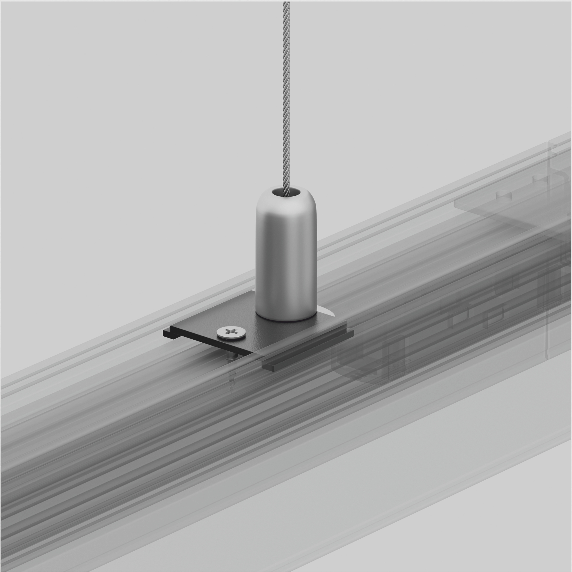 Крепление для троса Magnetic track Accessories TRA004HP-21B_MY