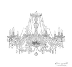 Хрустальная люстра Bohemia Ivele Crystal 105/10/300 Ni_BI