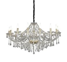 Большая люстра хрустальная Omnilux OML-70003-16