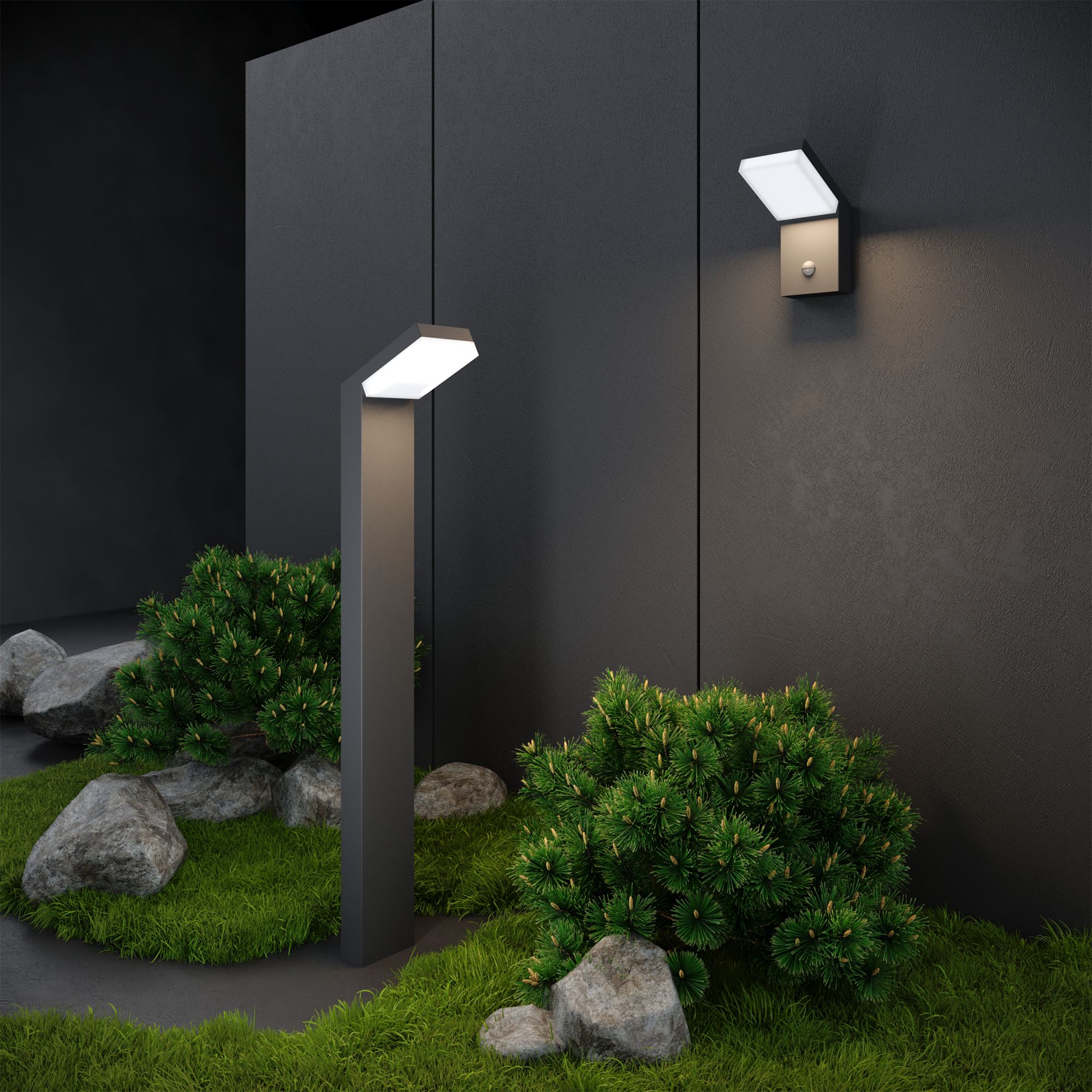 Уличный Настенный светодиодный светильник Sensor IP54 (с датчиком движения) Sensor a053947_ES