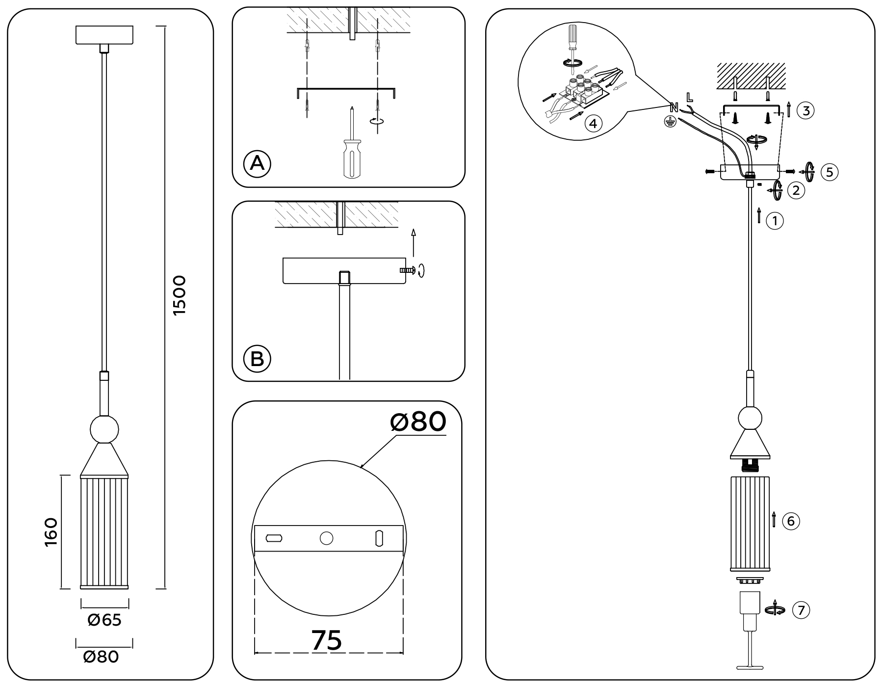 Подвесной светильник Ambrella Light Heigh Light HIGH LIGHT LH55251_AMB