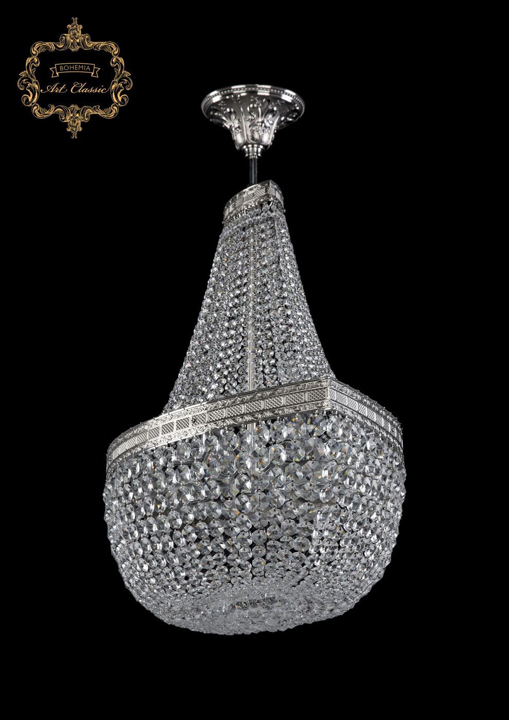 Хрустальная люстра Bohemia Art Classic 21.283.H1.80SP.Ni_BI