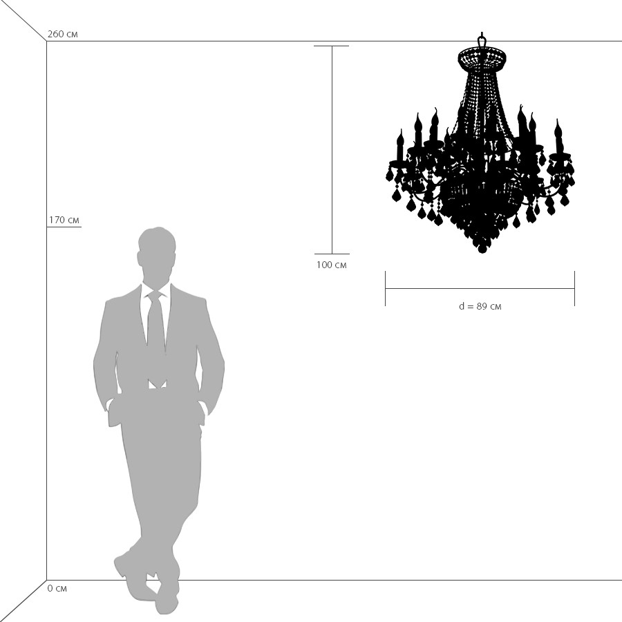 Хрустальная люстра LightStar Clasic 700294_LS