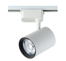 Светильник трековый однофазный Crystallux CLT 0.31 006 40W WH_CR