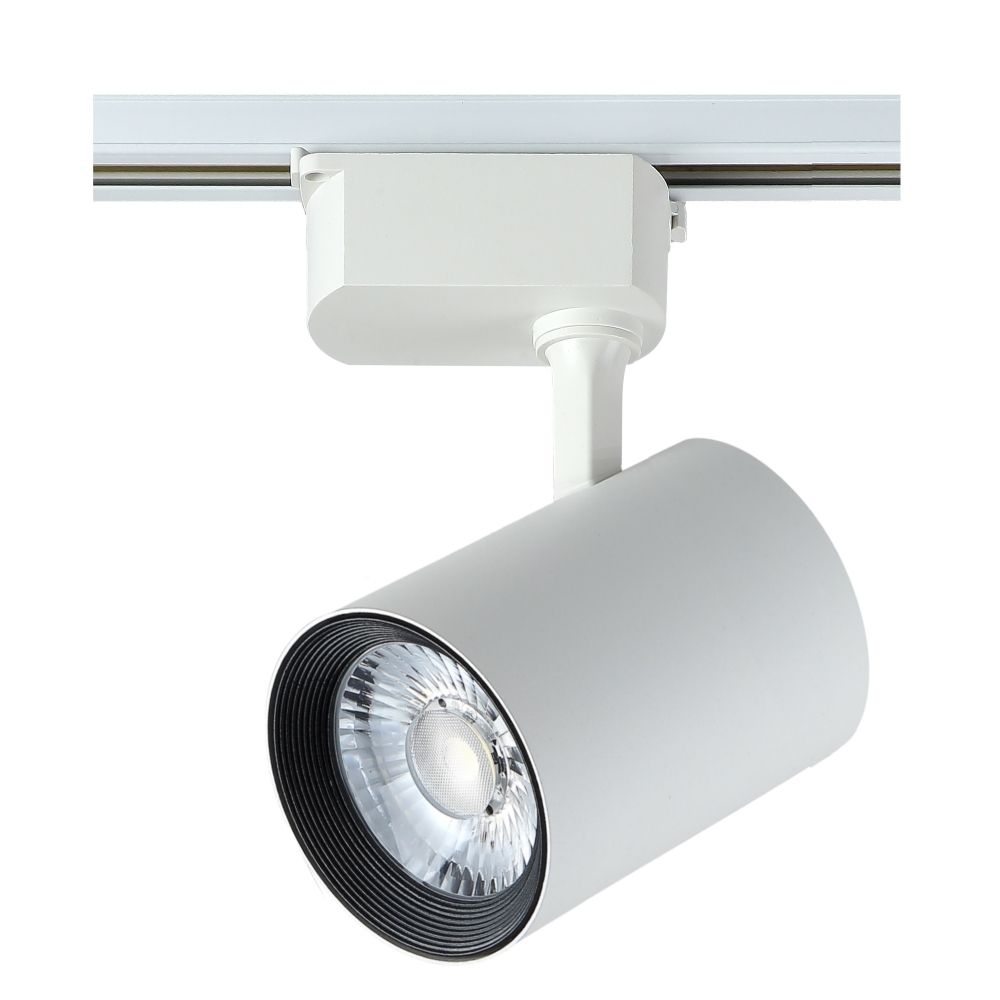 Светильник трековый однофазный Crystallux CLT 0.31 006 40W WH_CR