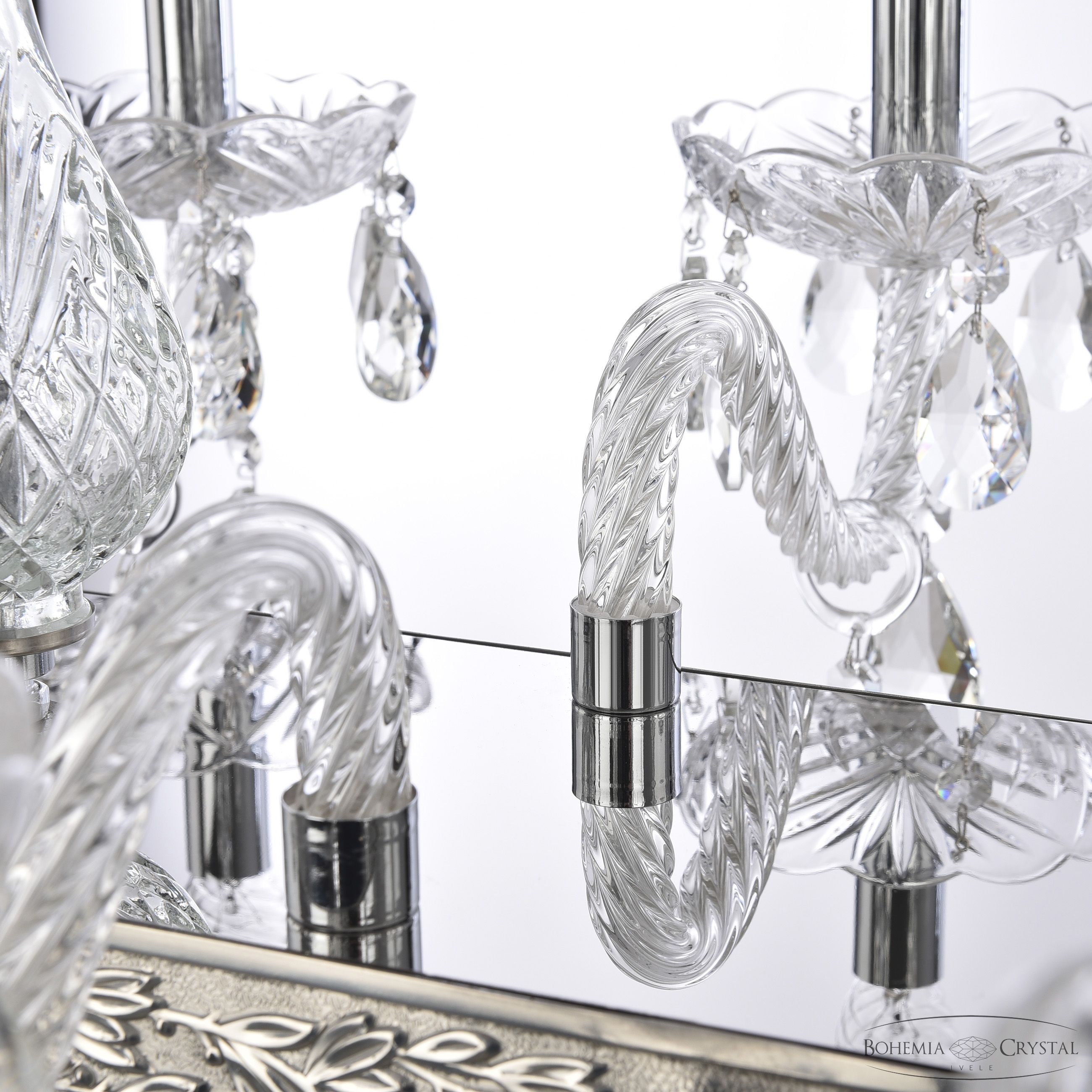 Хрустальная люстра Bohemia Ivele Crystal 1452/8/195/800 Ni_BI