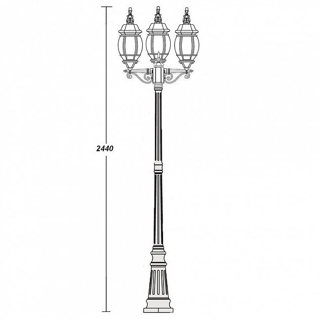 Наземный фонарь IP44 83409L Gb Oasis Light 83409LB Gb_OL
