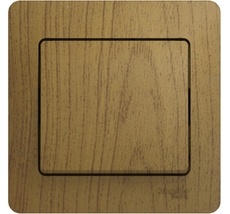 Выключатель встраиваемый одноклавишный (дуб) Systeme Electric GSL000512