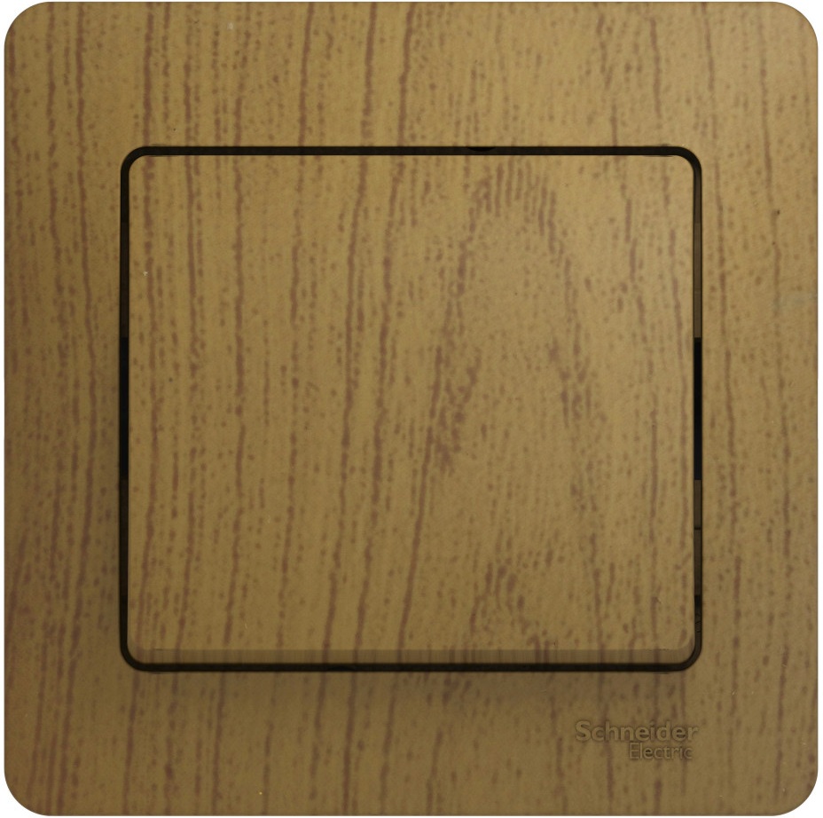 Выключатель встраиваемый одноклавишный (дуб) Systeme Electric GSL000512