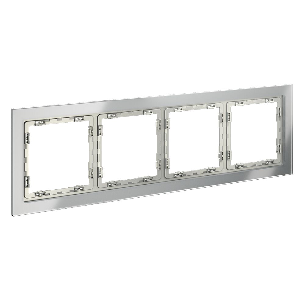 Рамка стеклянная VOLTUM S70 на 4 поста VLS110405